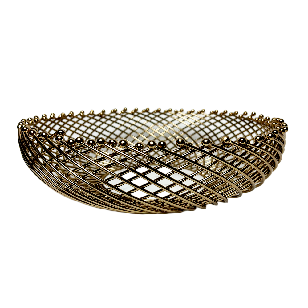 Gold Basket - Gold Base For Display Medium