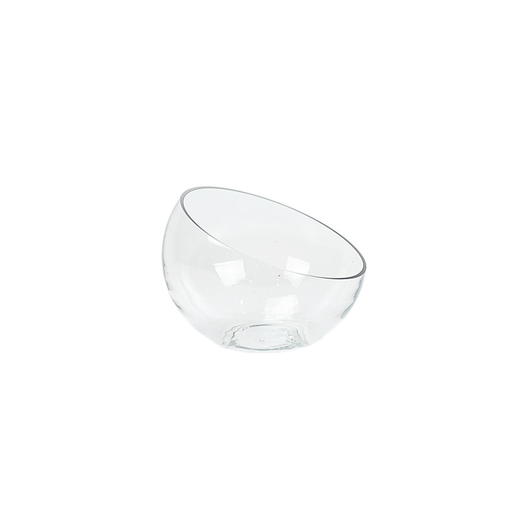 Decorative Bowl With Diagonal Cut