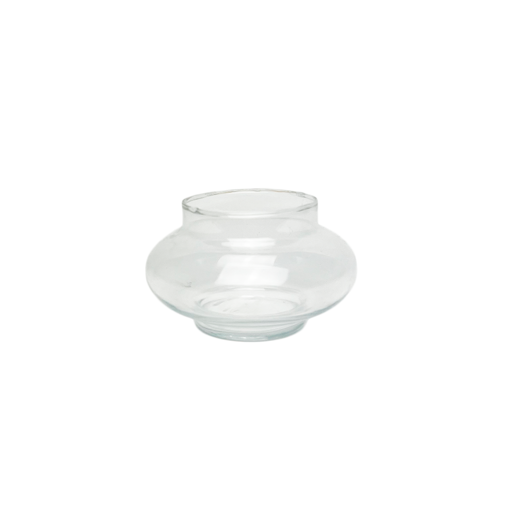Clear Candle Holder