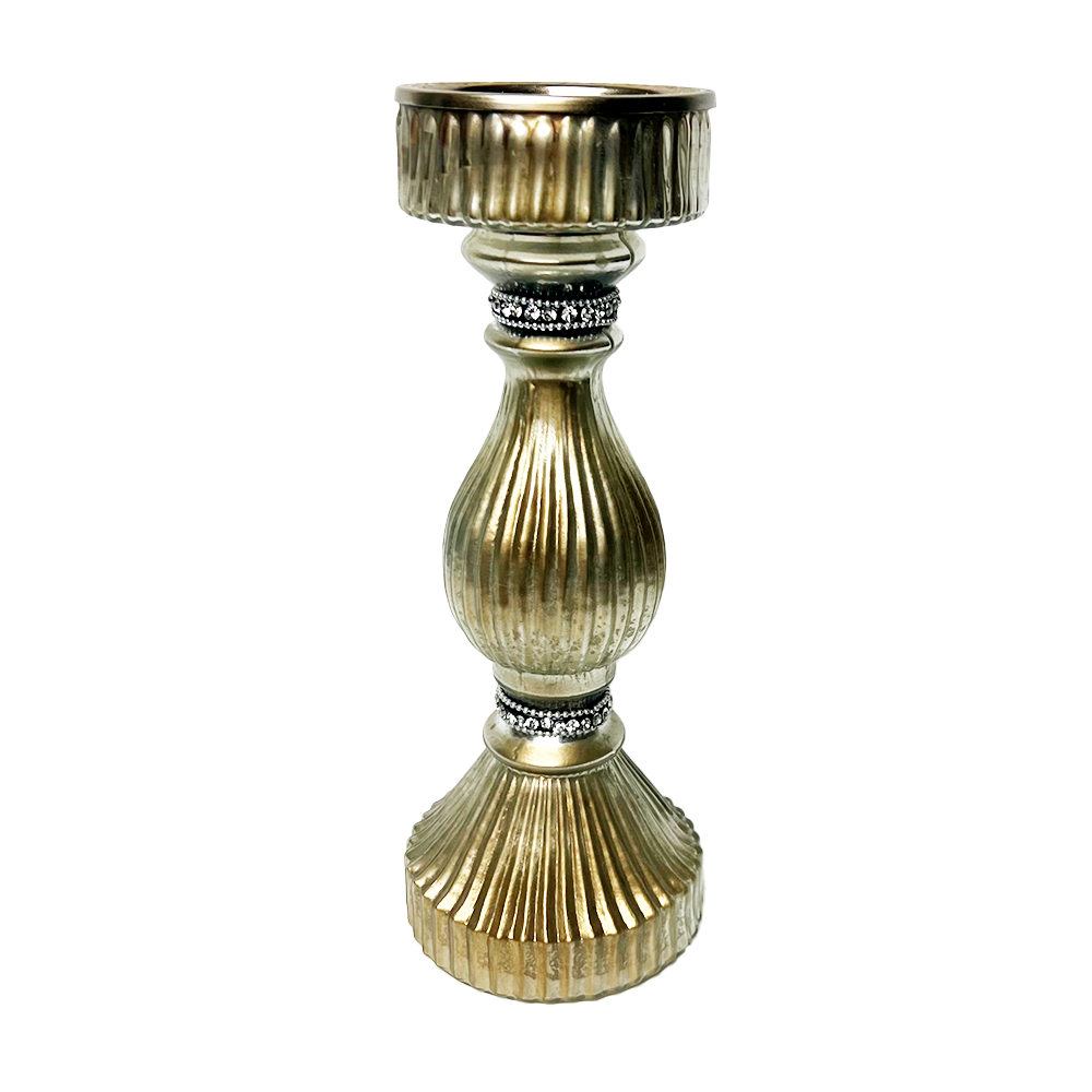 Gold Candle Holder Large