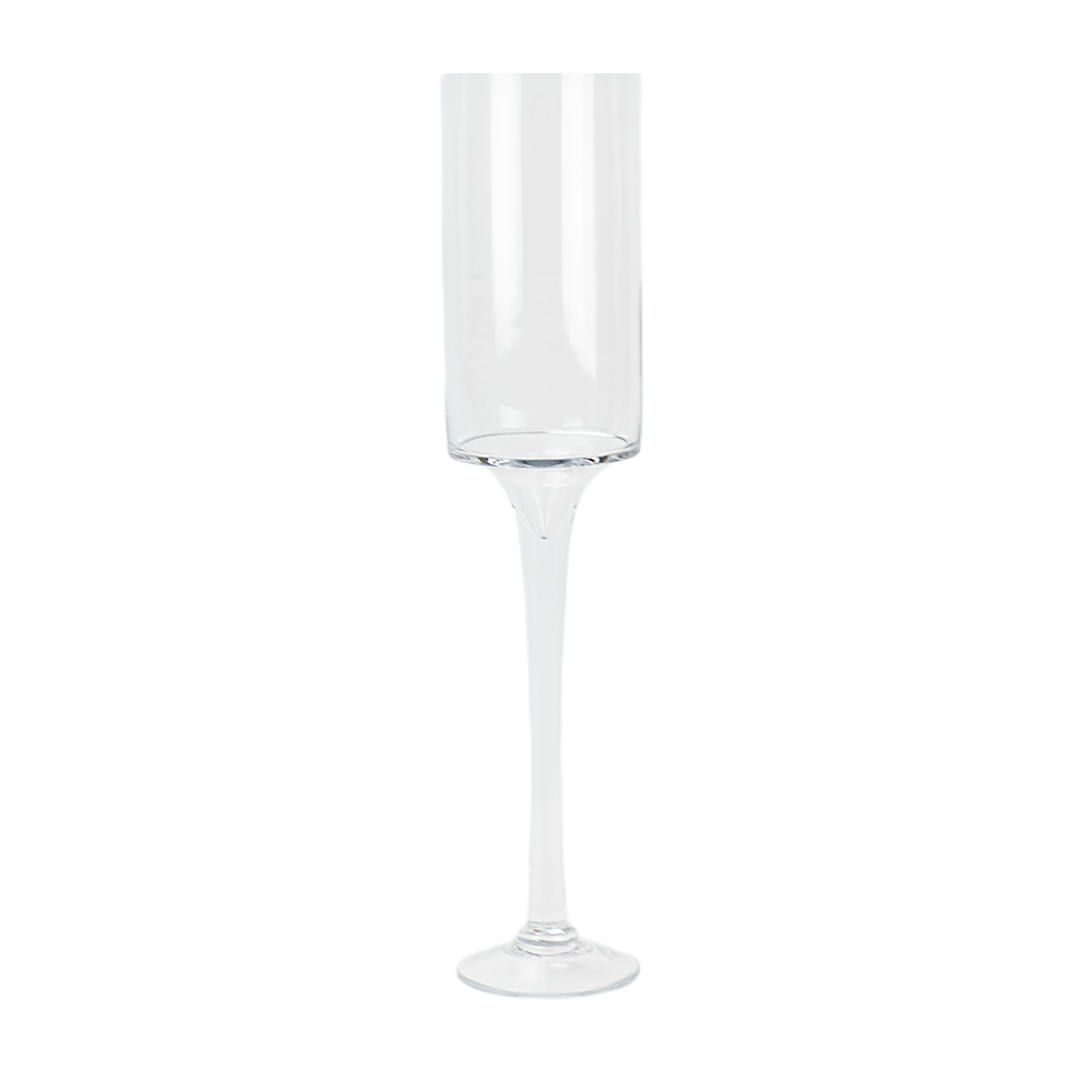 Clear Candle Holder Set Of 3 Large