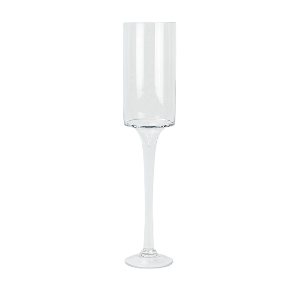 Clear Candle Holder Set Of 3 Medium