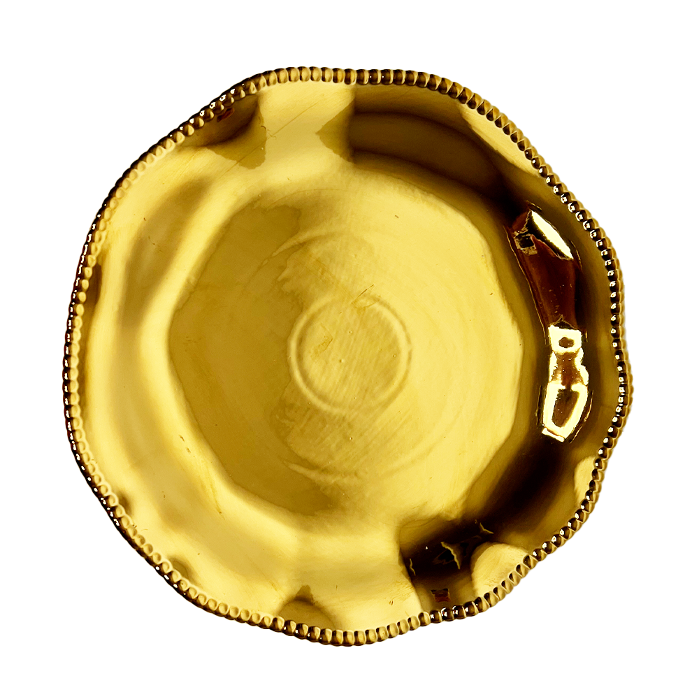 Gold Dessert Plate Display