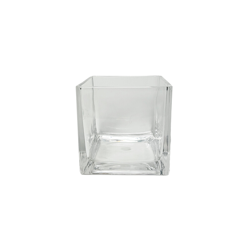 Glass Vase Cube Small